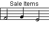 Sale Items